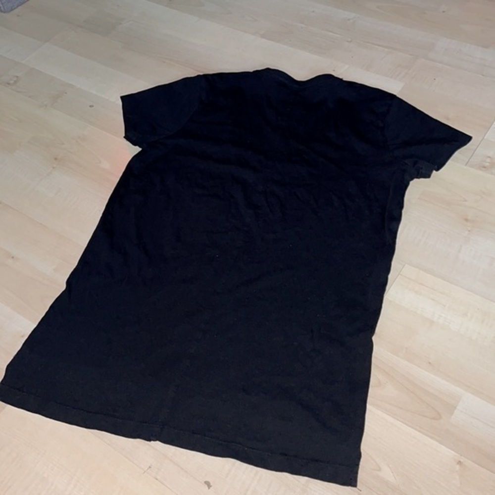 Zara basic T-shirt tee V-neck square hem size S gently preloved - Picture 3 of 7